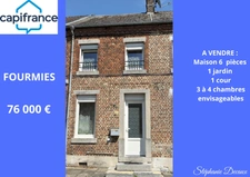A VENDRE : Maison 7 pièces - aucun travaux- Fourmies (59)
