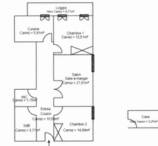 Appartement T3 rénové de 70 m² Nîmes centre 