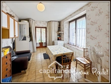 Stone house for sale in Champigny-En-Rochereau (86), single storey, to renovate, 3 rooms, 2 bedrooms, 870 m² plot with outbuildings