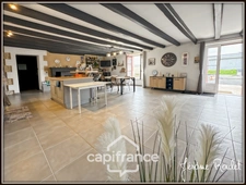 Maison en pierre à vendre 6 pièces 4 chambres + studio indépendant sur terrain 3 260 m² avec dépendances Champigny-En-Rochereau (86)