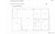 House for sale, 4 rooms, 3 bedrooms, 760 m² plot with garage, VILLIERS (86)