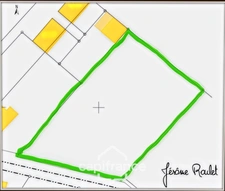 Terrain à vendre de 2 636,00 m² VILLIERS (86) 3 lots de 840 m², 650 m² et 960 m²