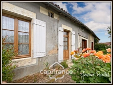 Stone house for sale to renovate, 5 rooms, 3 bedrooms, outbuildings, 1.5 ha of land, Champigny-En-Rochereau (86)