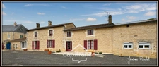 Stone house for sale, 6 rooms, 4 bedrooms + independent studio on 3,260 m² of land with outbuildings, Champigny-En-Rochereau (86)