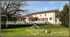 Maison à vendre, plain-pied, à rénover, 4 pièces, 2 chambres, terrain 1 500 m² avec dépendances, VOUZAILLES (86)