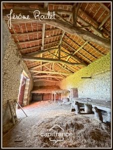 Maison en pierre à vendre 5 pièces 2 chambres Nombreuses Dépendances Terrain 22 400 m² Champigny-En-Rochereau (86)