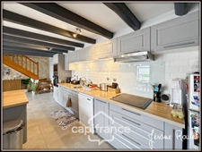 Stone house for sale, 6 rooms, 4 bedrooms + independent studio on 3,260 m² of land with outbuildings, Champigny-En-Rochereau (86)