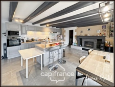 Stone house for sale, 6 rooms, 4 bedrooms + independent studio on 3,260 m² of land with outbuildings, Champigny-En-Rochereau (86)