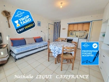 Vendée ( 85 ) FROMENTINE à vendre STUDIO  meublé 1 pièce , cabine de couchage  24 m² 94 , cave , place parking privative MER ,PLAGES  NOIRMOUTIER , embarcadère pour ILE D' YEU