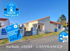 (85) Vendée BEAUVOIR sur MER proche NOIRMOUTIER , Maison 120 m²  à vendre 7 pièces terrain 736 m² clos, 3 chambres , 1 bureau , cellier