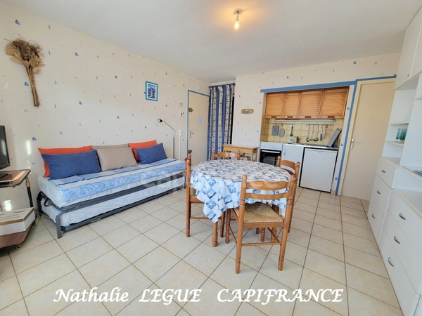 Vendée ( 85 ) FROMENTINE à vendre STUDIO  meublé 1 pièce , cabine de couchage  24 m² 94 , cave , place parking privative MER ,PLAGES  NOIRMOUTIER , embarcadère pour ILE D' YEU