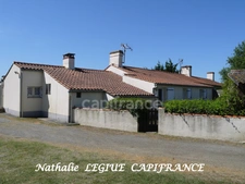 (85) VENDEE LA BARRE DE MONTS (85) à vendre longère 114 m² 6 pièces 3 chambres véranda garages ateliers 3500 m² terrain