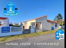(85) Vendée BEAUVOIR sur MER proche NOIRMOUTIER , Maison 120 m²  à vendre 7 pièces terrain 736 m² clos, 3 chambres , 1 bureau , cellier