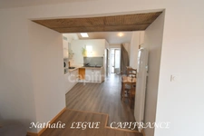 85 BOUIN VENDEE entre CHALLANS, NOIRMOUTIER et PORNIC Maison 58 m²  meublée à louer de suite 3 pièces ,1 chambre, terrasse en bois