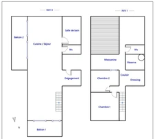 3-room apartment for sale in Bourg-Saint-Maurice (73), Les Arcs duplex