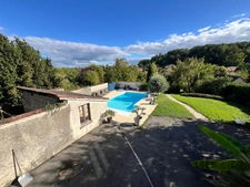 SUPERB 250 SQM STONE HOUSE – CHARM, SPACIOUS ROOMS AND HEATED POOL – 10 min north of Châtellerault