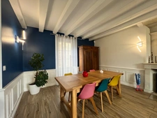 SUPERB 250 SQM STONE HOUSE – CHARM, SPACIOUS ROOMS AND HEATED POOL – 10 min north of Châtellerault
