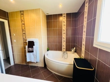 House built in 2010, single storey - 4 bedrooms - garage and large garden