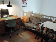 Dpt Ain (01), à vendre BOURG EN BRESSE, appartement T5 de 113 m² en duplex avec véranda, terrasse, jardin privatif et garage