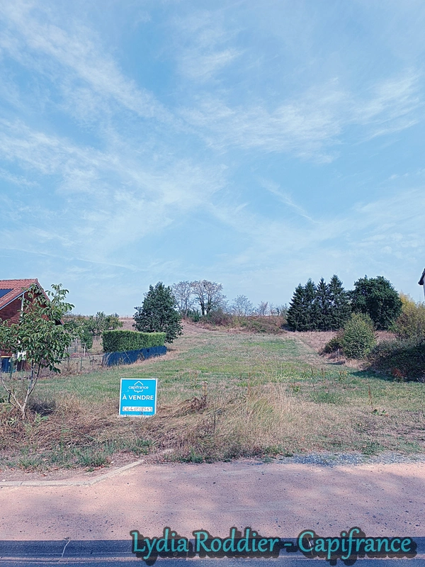 Terrain viabilisé de 2710 m2 RARE sur la commune de LIMONS (63290) 