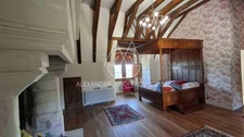 Château millénaire surplombant un village sur un parc de 15 ha.