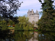Splendide Château Médiéval Classé - Château se distingue par son élégance sur un domaine d’environ 13 hectares mêlant bois, prairies. 