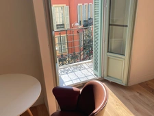Belle époque, balcon avec aperçu mer