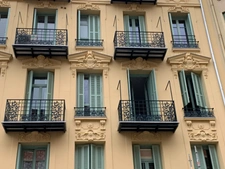 Belle époque, balcon avec aperçu mer