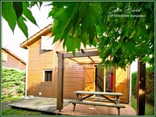 LANTON – BASSIN D'ARCACHON - Chalet bois 3 pièces dans un PRL recherché, à deux pas du Bassin