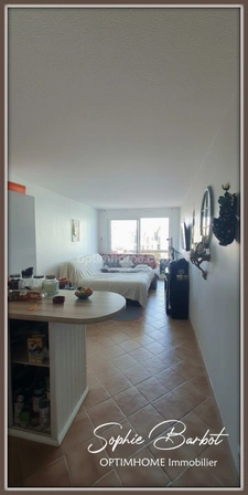 ARCACHON - Quartier de l'Aiguillon - Studio de 27m² à vendre dans résidence avec piscine et avec vue dégagée à 2 pas du port
