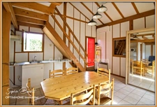 LANTON – BASSIN D'ARCACHON - Chalet bois 3 pièces dans un PRL recherché, à deux pas du Bassin