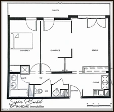 EXCLUSIVITE - BASSIN D'ARCACHON - Gujan-Mestras Centre-Ville – T3 avec terrasse, ascenseur et parking, tout à pied
