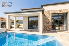 Velaux, villa contemporaine type 4/5 avec studio ,piscine et garage