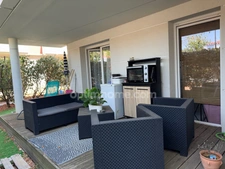 A vendre proche TOULOUSE (31) Appartement 2 pièces avec double parking et jardin
