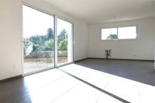 74500 FETERNES à 5mn EVIAN embarcadère,villa neuve type F4/5 de 110m²hab au calme et ensoleillé sur 460m² terr plat.