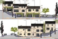Cucuron : Terrain constructible avec PC purgé  12 appartements. 