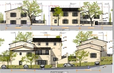 Cucuron : Terrain constructible avec PC purgé  12 appartements. 