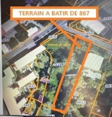 Terrain à bâtir de 867 m² non viabilisé à SAINT CYR SOUS DOURDAN (91)