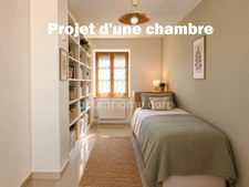 Maison ancienne de 47m² en duplex et mitoyenne des 2 cotés avec une dépendance, au calme à vendre 3 pièces ANGERVILLIERS (91)