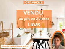  LINAS (91). Charmante maison KAUFMAN ET BROAD et Broad de 80,49 m² avec 3 chambres dans un lotissement au calme avec un beau terrain de 300 m².