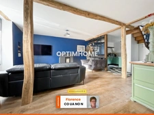 Maison ancienne mitoyenne de 120 M² Lois carrez et 160 M² / 6 pièces entièrements rénovées avec gout. 3/4 Chambres, jardin clos et arboré de 600 m² à SAINT CYR SOUS DOURDAN (91)