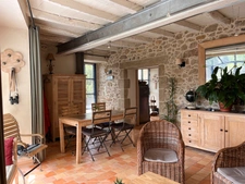 MALLIEVRE, BORD DE SEVRE, CADRE BUCOLIQUE & AUTHENTIQUE, DEMEURE COMPOSEE DE 2 MAISONS JUMELEES AVEC JARDIN, GARAGE, CAVE, 287000€ FAI