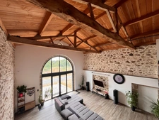 MAULEON, ANCIENNE GRANGE CONVERTIE EN HABITATION, 3 CHAMBRES, JARDIN 1000m², 282000€ FAI