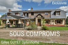 -  ✨SOUS COMPROMIS - PLUS DISPONIBLE À LA VENTE✨  20MN de BERNAY, MAISON NORMANDE, T10  206M² DPE:C  269500€ 1200M² de terrain.