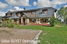 20MN de BERNAY, MAISON NORMANDE, T10  206M²  289000€ 1200M² de terrain.