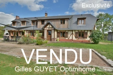 -  ✨VENDU - PLUS DISPONIBLE À LA VENTE✨  20MN de BERNAY, MAISON NORMANDE, T10  206M² DPE:C  269500€ 1200M² de terrain.
