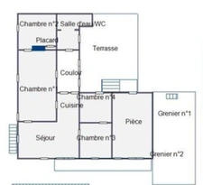 15MN de BERNAY, MAISON ATYPIQUE, T6, 122M²  180000€ 1,68Hectares de terrain avec dépendances et étang. (27)