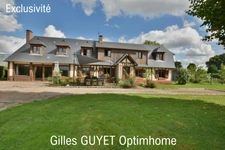 20MN de BERNAY, MAISON NORMANDE, T10  206M²  289000€ 1200M² de terrain.
