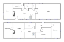 MAISON DE CARACTÈRE,T7,163M², 335000€ Dépendance. Terrain de 8000M² 