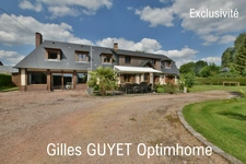 20MN de BERNAY, MAISON NORMANDE, T10  206M²  289000€ 1200M² de terrain.
